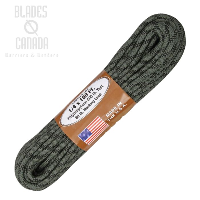 Utility Rope 1/4", 100Ft. - Camo