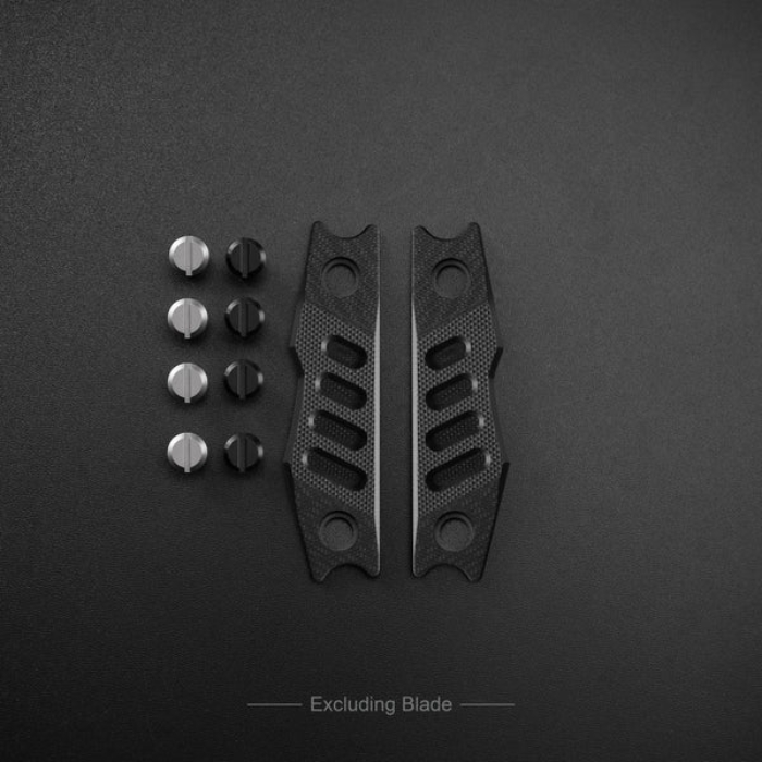 Petrfied Fish Scale Overlay for PFE18 Bison L, G10 Black, PFE18DOL (image for) Petrfied Fish Scale Overlay for PFE18 Bison L, G10 Black, PFE18DOL