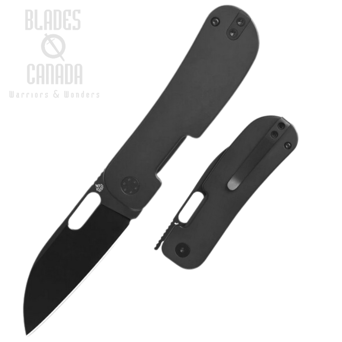 QSP Variant PE Folding Knife, 14C28N Black, Titanium Black, QS154-F