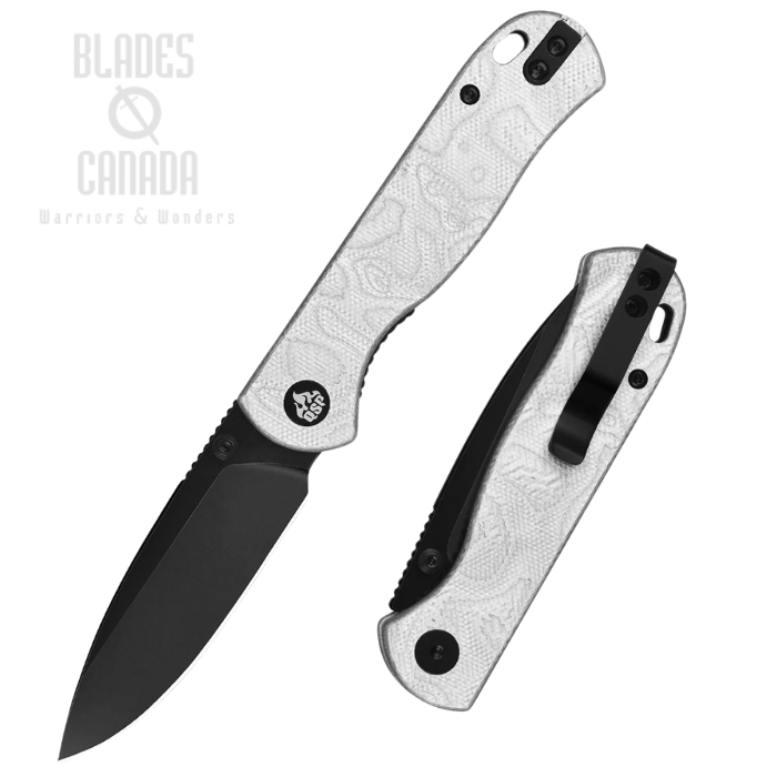 QSP Ferret Folding Knife, Nitro-V Black, G10/Aluminum Foil, QS170-D2 (image for) QSP Ferret Folding Knife, Nitro-V Black, G10/Aluminum Foil, QS170-D2