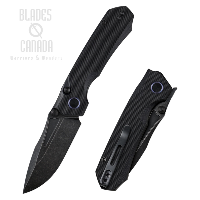 Remette RT-Rhino Button Lock Folding Knife, D2 Dark SW, G10 Black, RNDG1 (image for) Remette RT-Rhino Button Lock Folding Knife, D2 Dark SW, G10 Black, RNDG1