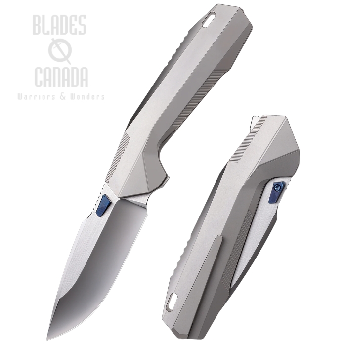 Remette RT-Disassembly Flipper Folding Knife, M390 Satin, Titanium Gray, RT-WK1-D (image for) Remette RT-Disassembly Flipper Folding Knife, M390 Satin, Titanium Gray, RT-WK1-D