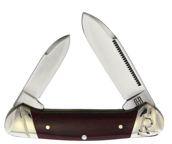 Rough Ryder Mini Canoe Folding Knife, Bone Handle, Slipjoint, RR2225