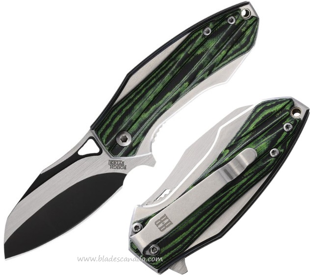 Rough Ryder Bullfrog Flipper Folding Knife, G10, RR2258