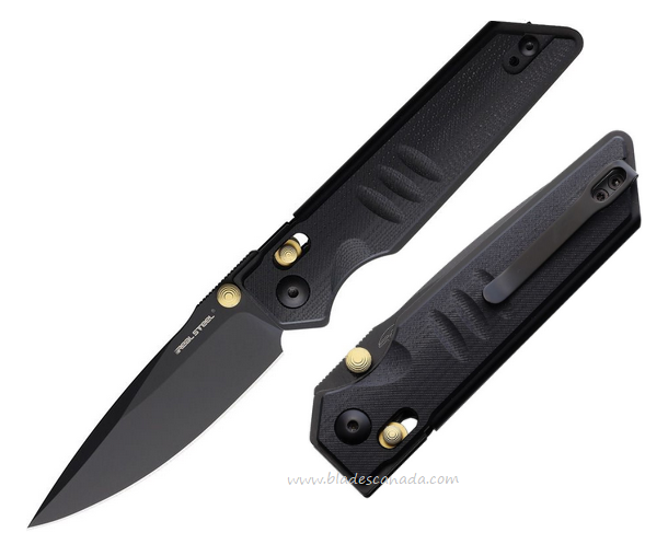Real Steel Sacra Black Folding Knife