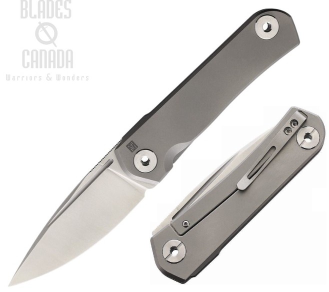 Real Steel Phasma Free Framelock Folding Knife, M390 Satin, Titanium Gray, RS9226 (image for) Real Steel Phasma Free Framelock Folding Knife, M390 Satin, Titanium Gray, RS9226