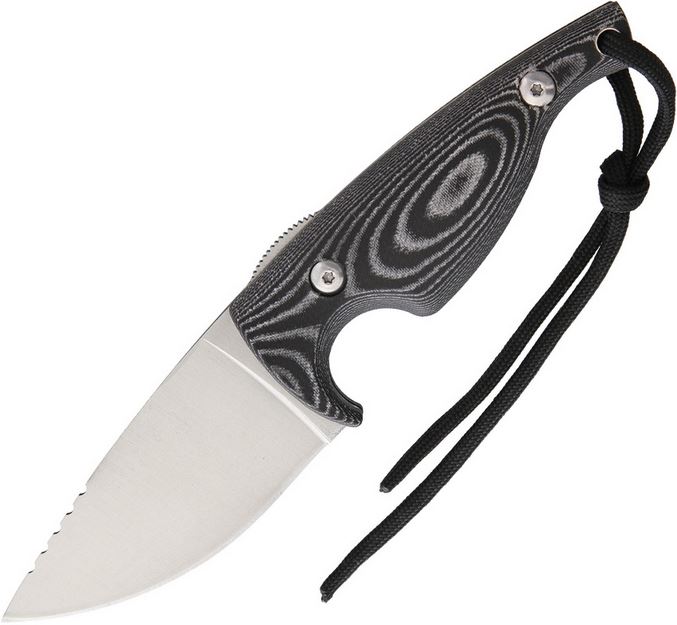 Renegade Tactical Pro-Skin Skinner Knife, Micarta Handle, Leather Sheath, RT170 - Click Image to Close