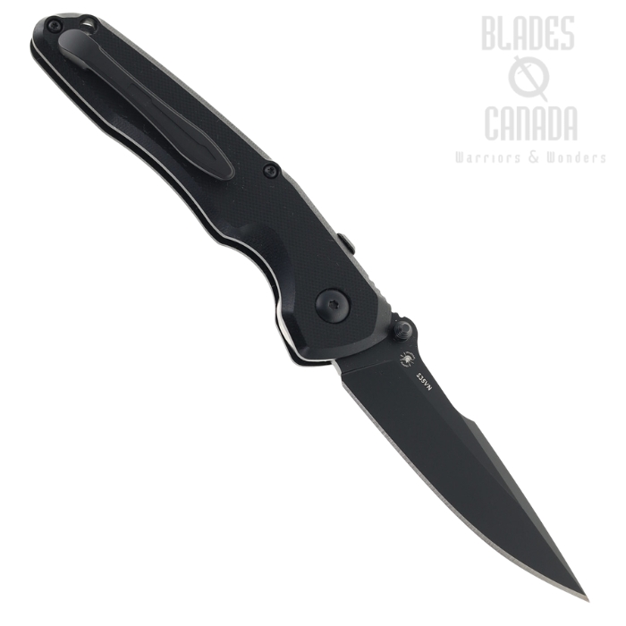 Spartan Blades Soter RaceLock Folding Knife, CPM S35VN Black, G10 Black, SFBL14BKBK (image for) Spartan Blades Soter RaceLock Folding Knife, CPM S35VN Black, G10 Black, SFBL14BKBK