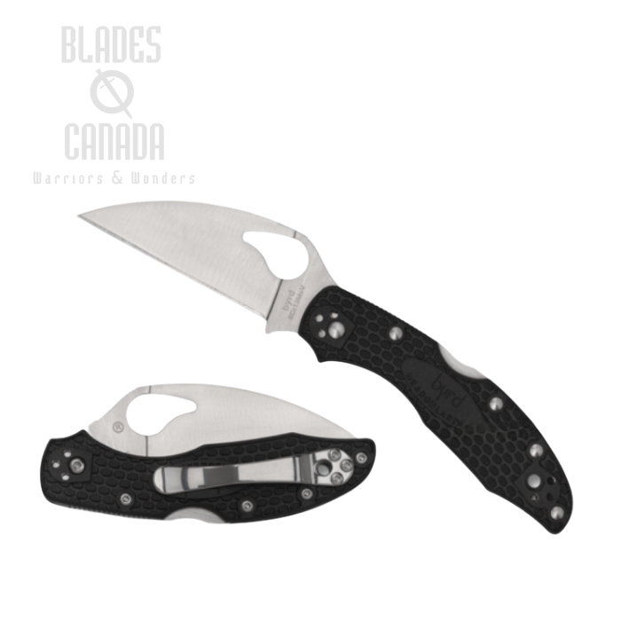 Byrd Meadowlark Gen 2 Lightweight Folding Knife, FRN Black, by Spyderco, BY04PBKWC2 (image for) Byrd Meadowlark Gen 2 Lightweight Folding Knife, FRN Black, by Spyderco, BY04PBKWC2