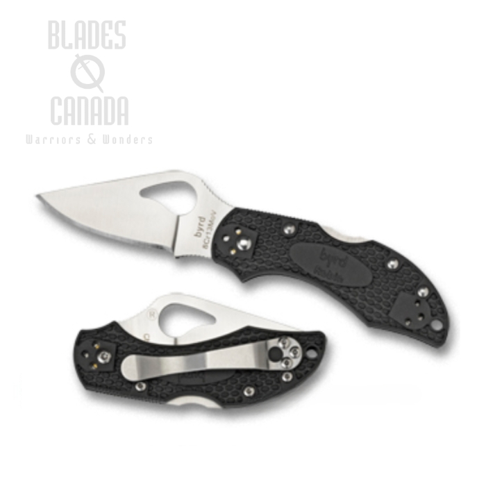 Byrd Robin Gen 2 Folding Knife, FRN Black, by Spyderco, BY10PBK2 (image for) Byrd Robin Gen 2 Folding Knife, FRN Black, by Spyderco, BY10PBK2