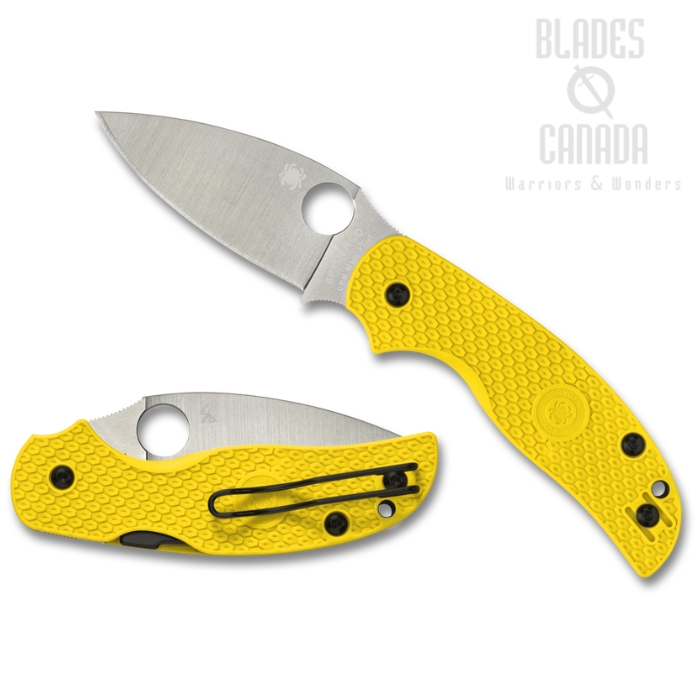 Spyderco Sage 5 Lightweight Salt Folding Knife, CPM MagnaCut, FRN High-Vis Yellow, C123PYL