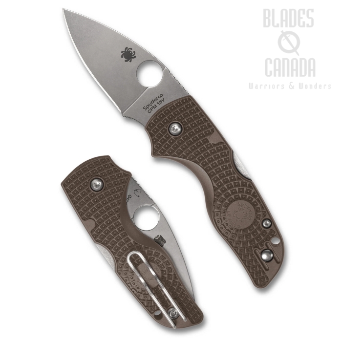 (Coming Soon) Spyderco SPRINT RUN Lil' Native Lightweight Back Lock Folding Knife, CPM 15V Satin, FRN Brown, C230PBN15V (image for) (Coming Soon) Spyderco SPRINT RUN Lil' Native Lightweight Back Lock Folding Knife, CPM 15V Satin, FRN Brown, C230PBN15V
