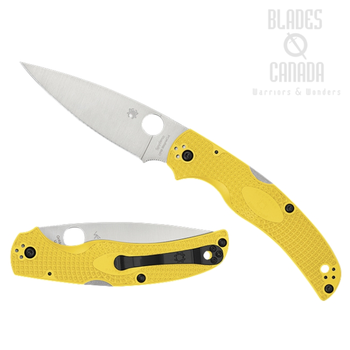 Spyderco Native Chief Lightweight Salt Folding Knife, CPM Magnacut, FRN Yellow, C244PYL