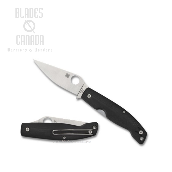 Spyderco Pattadese Folding Knife, M390, G10 Black, C257GP (image for) Spyderco Pattadese Folding Knife, M390, G10 Black, C257GP
