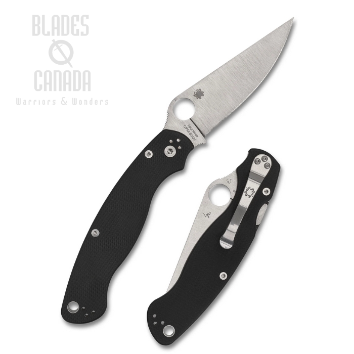 (Coming Soon) Spyderco Military 2 Compression Lock Left Handed Folding Knife, CPM S30V, G10 Black, C36GPLE2 (image for) (Coming Soon) Spyderco Military 2 Compression Lock Left Handed Folding Knife, CPM S30V, G10 Black, C36GPLE2