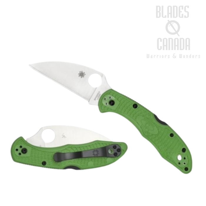 Spyderco Salt 2 Folding Knife, LC200N Wharncliffe, FRN Green, C88FPWCGR2 (image for) Spyderco Salt 2 Folding Knife, LC200N Wharncliffe, FRN Green, C88FPWCGR2