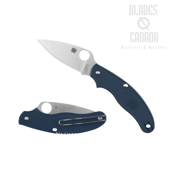 Spyderco UK Penknife Lightweight Slipjoint Folding Knife, CPM SPY27, FRN Blue, C94PCBL (image for) Spyderco UK Penknife Lightweight Slipjoint Folding Knife, CPM SPY27, FRN Blue, C94PCBL