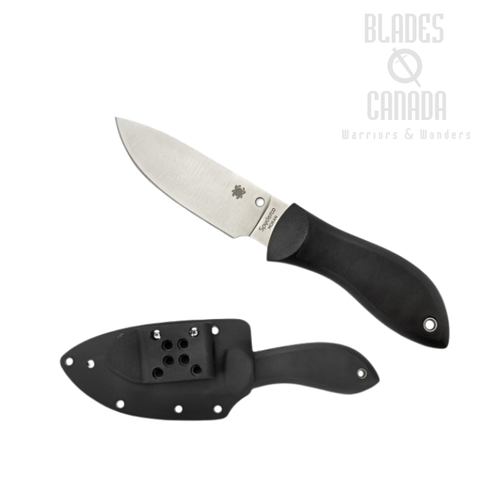 Spyderco Bill Moran Fixed Blade Knife, VG10, FRN Black, FB02P Spyderco Bill Moran Fixed Blade Knife, VG10, FRN Black, FB02P