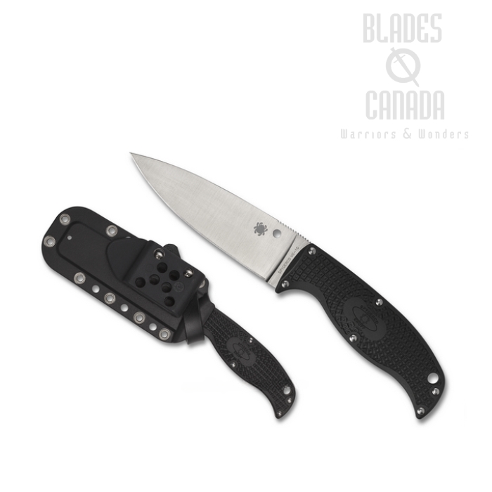 Spyderco Enuff 2 Fixed Blade Knife, VG10, FRN Black, FB31PBK2 Spyderco Enuff 2 Fixed Blade Knife, VG10, FRN Black, FB31PBK2