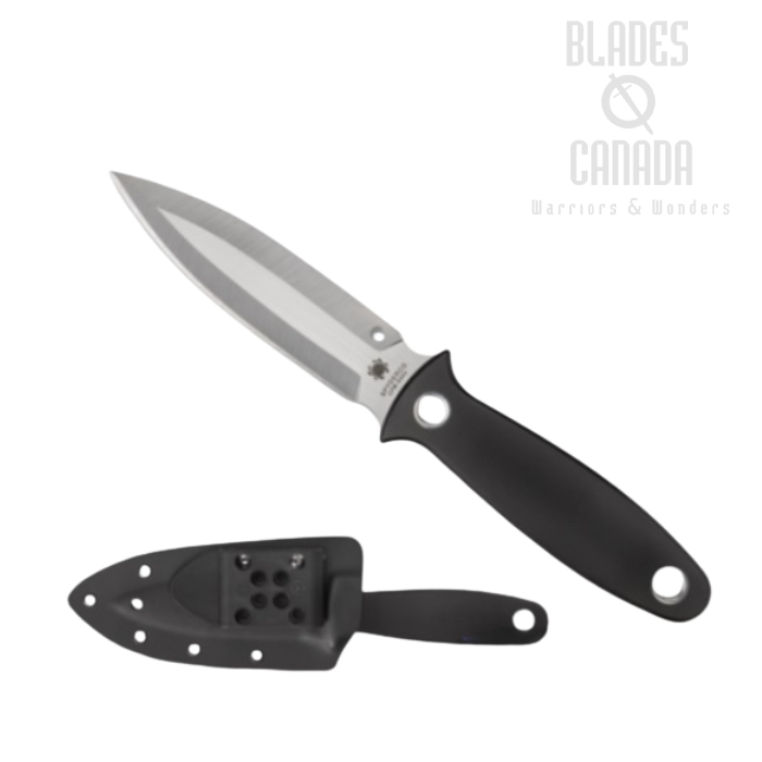 Spyderco Nightstick Dagger Fixed Blade Knife, S30V, G10 Black, FB47GP Spyderco Nightstick Dagger Fixed Blade Knife, S30V, G10 Black, FB47GP