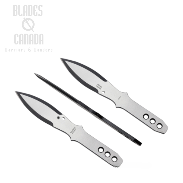 Spyderco Small Triple Throwing Set, Leather Sheath, TK01SM Spyderco Small Triple Throwing Set, Leather Sheath, TK01SM