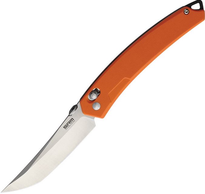 SRM Knives Model 9211 folder, Orange G10, SRM9211GJ - Click Image to Close