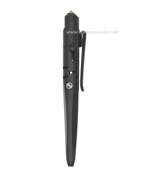 StatGear Skrawl Tactical Pen, Aluminum Black, Glass Breaker, SKRAWL