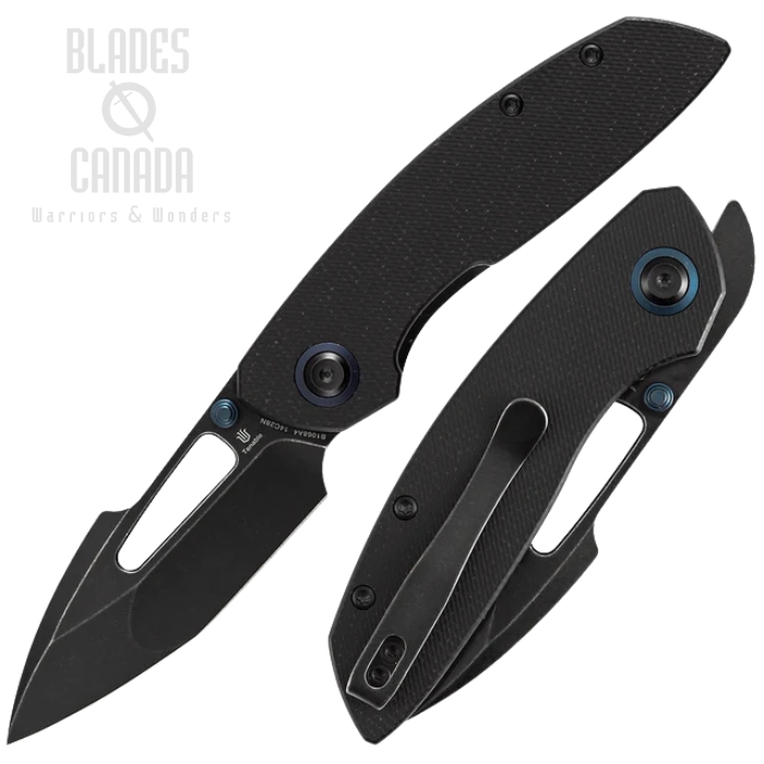 Tenable Link Folding Knife, 14C28N Blackwash, Micarta Black, B1068A4 (image for) Tenable Link Folding Knife, 14C28N Blackwash, Micarta Black, B1068A4