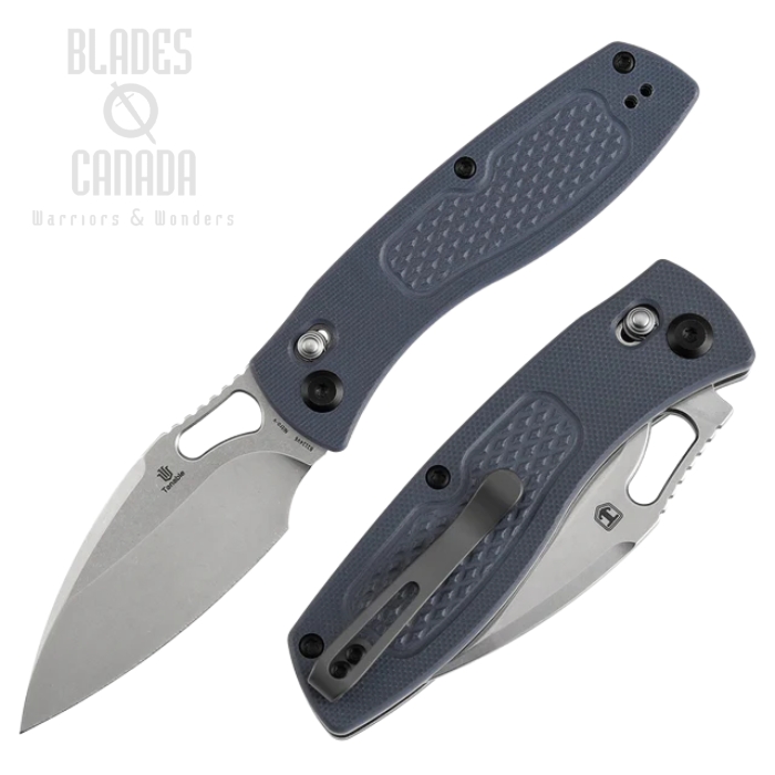 Tenable Heron Crossbar Lock Folding Knife, Nitro V Stonewash, G10 Gray, B2124V6 (image for) Tenable Heron Crossbar Lock Folding Knife, Nitro V Stonewash, G10 Gray, B2124V6
