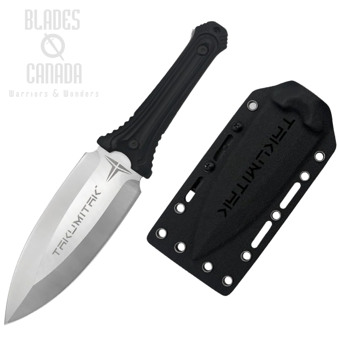 Takumitak Sentinel Fixed Blade Knife, D2 Satin, G10 Black, Kydex Sheath, TKF203SL (image for) Takumitak Sentinel Fixed Blade Knife, D2 Satin, G10 Black, Kydex Sheath, TKF203SL