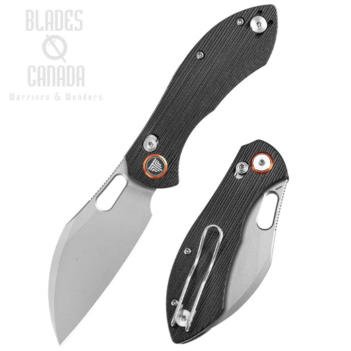 Trivisa Batwing Crossbar Lock Folding Knife, 14C28N SW, G10 Black, JM10S-BG-14 (image for) Trivisa Batwing Crossbar Lock Folding Knife, 14C28N SW, G10 Black, JM10S-BG-14