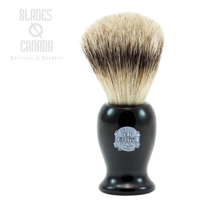 Progress Vulfix Super Badger Shaving Brush Medium, Black, 660MEDB (image for) Progress Vulfix Super Badger Shaving Brush Medium, Black, 660MEDB