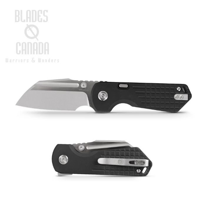 Vosteed Hedgehog Folding Knife, S35VN Blade, Aluminum Black, A1304