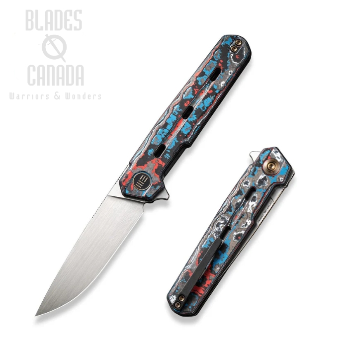 WE Knife Navo Flipper Folding Knife, CPM 20CV, Titanium/Carbon Fiber Nebula, WE22026-4 (image for) WE Knife Navo Flipper Folding Knife, CPM 20CV, Titanium/Carbon Fiber Nebula, WE22026-4