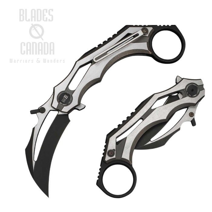 We Knife Cryonix Flipper Folding Knife, M390 Two-Tone, Titanium Bronze/Satin, WE24070-3 (image for) We Knife Cryonix Flipper Folding Knife, M390 Two-Tone, Titanium Bronze/Satin, WE24070-3