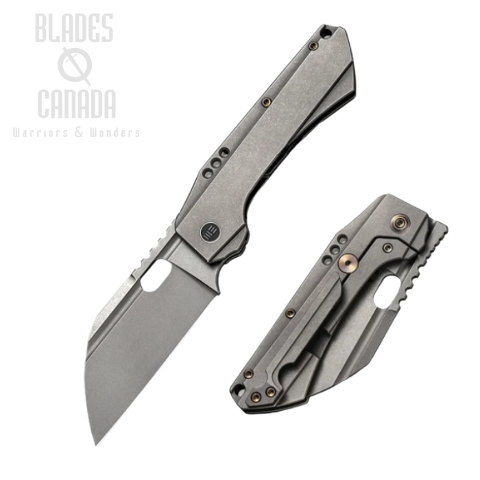 WE Knife Roxi 3 Flipper Framelock Knife, CPM S5VN, Titanium, 19072-1 WE Knife Roxi 3 Flipper Framelock Knife, CPM S5VN, Titanium, 19072-1