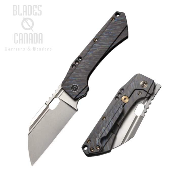 WE Knife Roxi 3 Flipper Folding Knife, CPM S35VN SW, Titanium Tiger Stripe, 19072-3 WE Knife Roxi 3 Flipper Folding Knife, CPM S35VN SW, Titanium Tiger Stripe, 19072-3