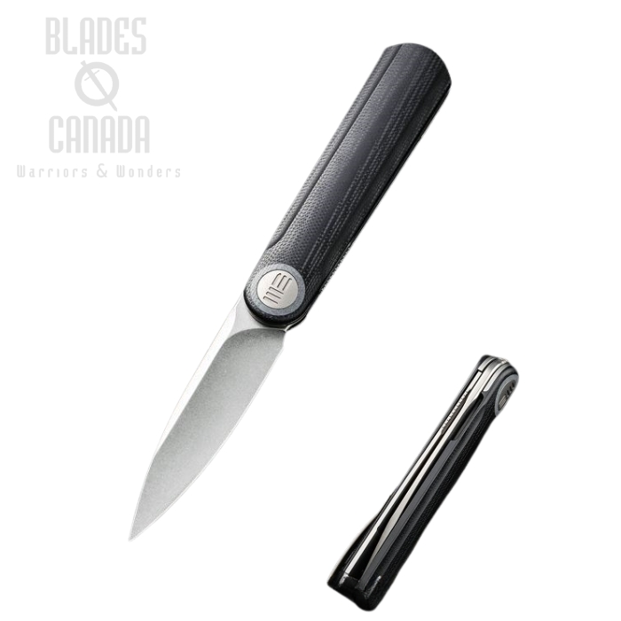 WE Knife Eidolon Flipper Folding Knife, 20CV, G10 Black Integral, WE19074A-B WE Knife Eidolon Flipper Folding Knife, 20CV, G10 Black Integral, WE19074A-B
