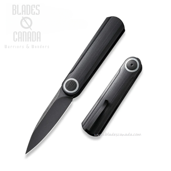 WE Knife Eidolon Flipper Folding Knife, CPM 20CV Drop Point, G10 Black, WE19074A-D (image for) WE Knife Eidolon Flipper Folding Knife, CPM 20CV Drop Point, G10 Black, WE19074A-D