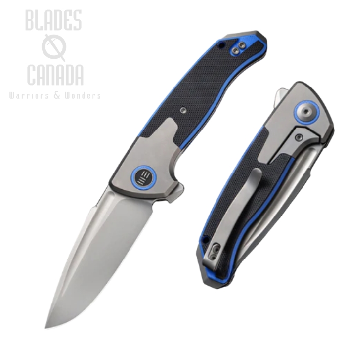 WE Knife Flipper Framelock Knife, CPM 20CV, Titanium/G10, WE20078B-2 (image for) WE Knife Flipper Framelock Knife, CPM 20CV, Titanium/G10, WE20078B-2