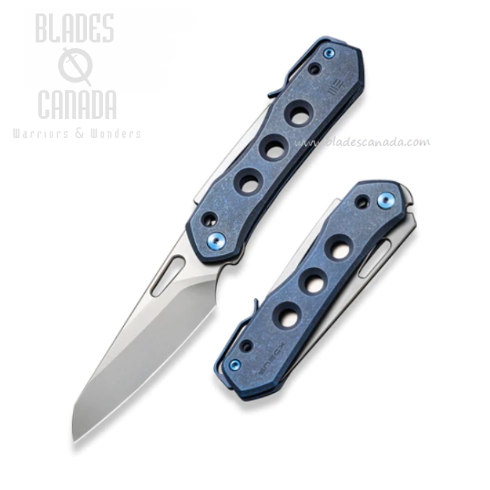 WE Knife Vision R Folding Knife, CPM 20CV, Titanium Blue, 21031-3 (image for) WE Knife Vision R Folding Knife, CPM 20CV, Titanium Blue, 21031-3