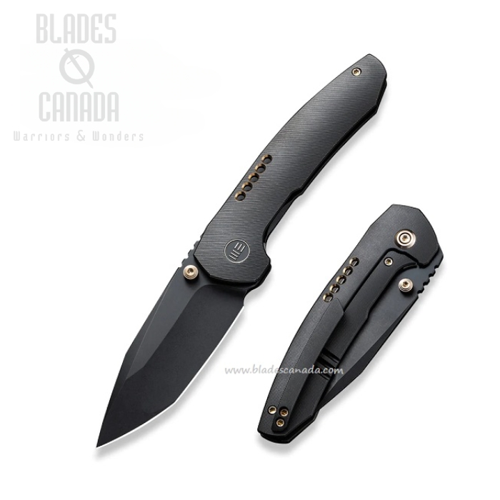 WE Knife Trogon Framelock Folding Knife, CPM 20CV, Titanium, 22002B-2 (image for) WE Knife Trogon Framelock Folding Knife, CPM 20CV, Titanium, 22002B-2
