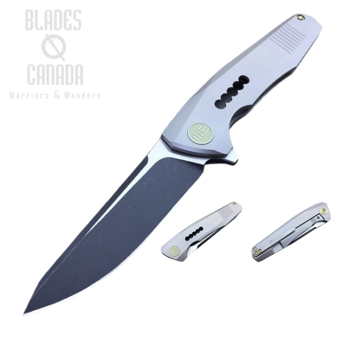WE Knife 603I Flipper Framelock Knife, S35VN Two-Tone, Titanium Grey, WE603I (image for) WE Knife 603I Flipper Framelock Knife, S35VN Two-Tone, Titanium Grey, WE603I