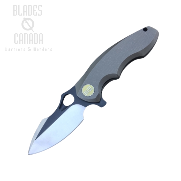 WE Knife 605K Flipper Framelock Knife, S35VN Black Satin, Titanium Bronze, WE605K (image for) WE Knife 605K Flipper Framelock Knife, S35VN Black Satin, Titanium Bronze, WE605K