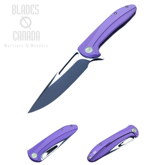 WE Knife 615A Flipper Framelock Knife, S35VN Two-Tone, Titanium Purple, 615A (image for) WE Knife 615A Flipper Framelock Knife, S35VN Two-Tone, Titanium Purple, 615A