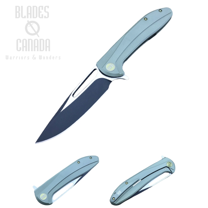 WE Knife 615E Flipper Framelock Knife, S35VN Two-Tone, Titanium Green, 615E (image for) WE Knife 615E Flipper Framelock Knife, S35VN Two-Tone, Titanium Green, 615E