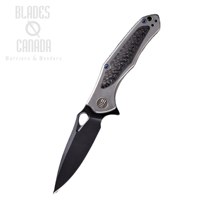 WE Knife Vapor Framelock Folding Knife, S35VN Black, Carbon Fiber/Titanium, WE804E (image for) WE Knife Vapor Framelock Folding Knife, S35VN Black, Carbon Fiber/Titanium, WE804E