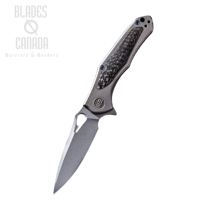 WE Knife Vapor Flipper Framelock Knife, S35VN, Carbon Fiber/Titanium, 804F (image for) WE Knife Vapor Flipper Framelock Knife, S35VN, Carbon Fiber/Titanium, 804F