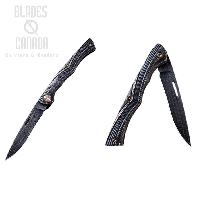 WE Knife Scamp Slipjoint Folding Knife, S35VN, Titanium Black, 905B (image for) WE Knife Scamp Slipjoint Folding Knife, S35VN, Titanium Black, 905B