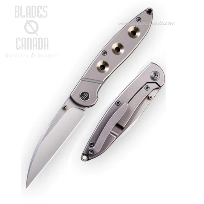 WE Knife Schism Framelock Folding Knife, S35VN, Titanium, 908A (image for) WE Knife Schism Framelock Folding Knife, S35VN, Titanium, 908A